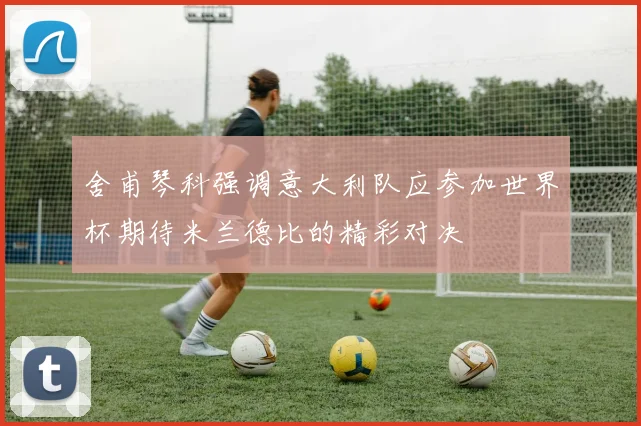 舍甫琴科强调意大利队应参加世界杯期待米兰德比的精彩对决